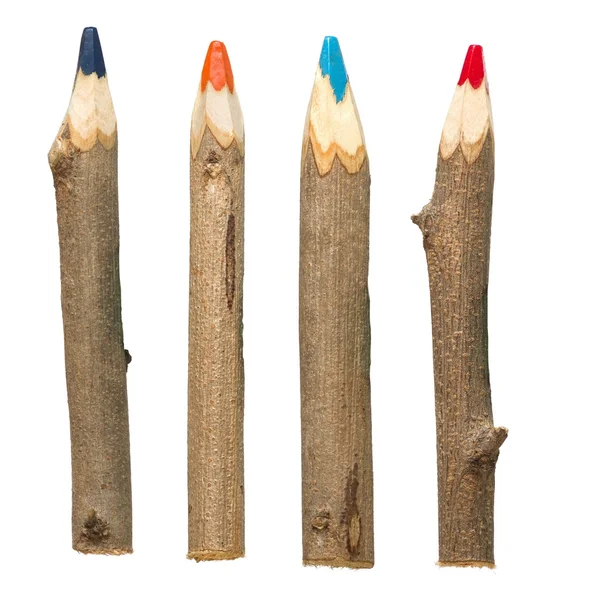 bir dev el yapımı renk kalem seti