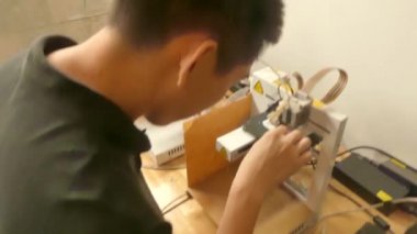 Ters Mcu, Asya 3d yazıcı ünitesini maker alanı atölye izleme erkek