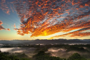 güzel gün batımı manzarası