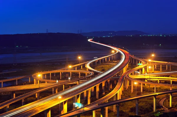 Taichung night cityscape — Stock Photo, Image