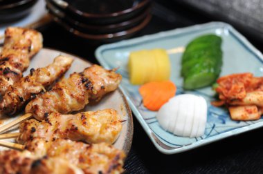 kavrulmuş lezzetli kebap 