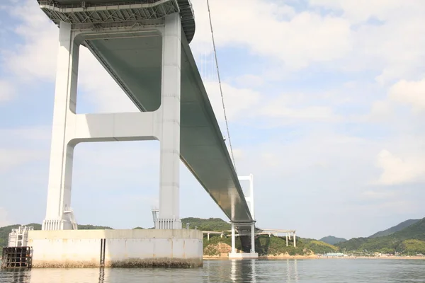 Міст Kurshima Кайке торрент — стокове фото