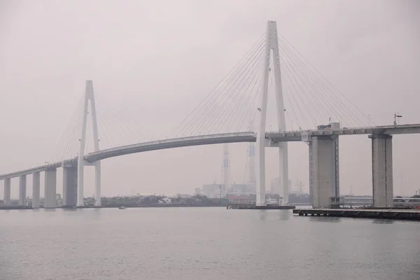 Most Shinminato w Japonii — Zdjęcie stockowe