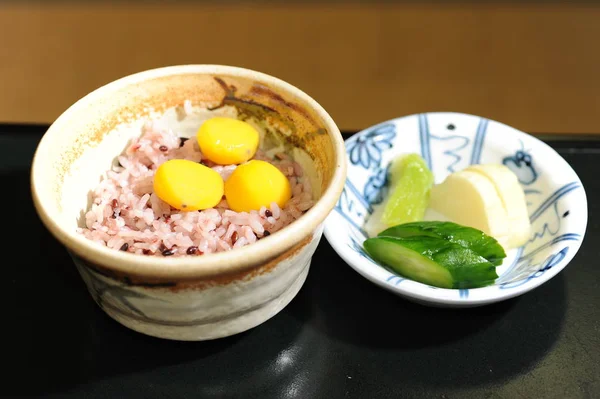 Délicieux riz brun bouilli — Photo