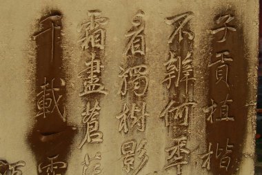 Shandong eyaletinde Konfüçyüs