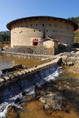 Fujian tulou Çin kırsal konut