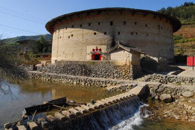 Fujian tulou Çin kırsal konut