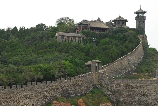 Krásné památky v Penglai — Stock fotografie