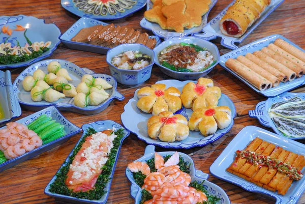 Ευαίσθητα τρόφιμα στο να Horai — Φωτογραφία Αρχείου