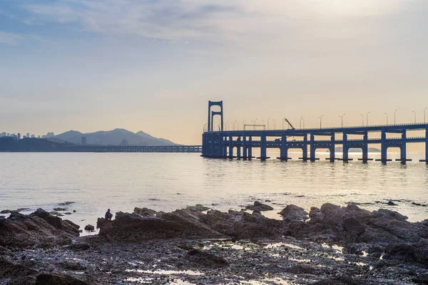 Moderne brug, Dalian stad — Stockfoto