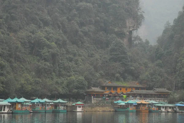 Natuurreservaat van Tianzi Mountain — Stockfoto