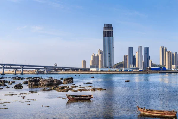 Stad in Dalian, China — Stockfoto