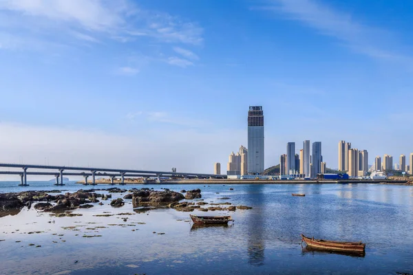 Stad in Dalian, China — Stockfoto