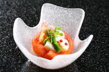 lezzetli yiyecek çanak