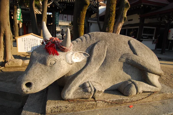 Sculpture de vache, préfecture d'osaka — Photo