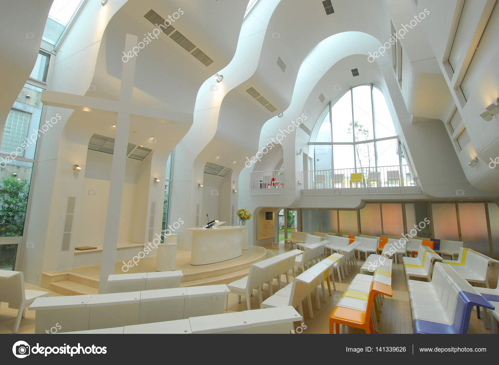 Modern catholic church — Stock Photo © topphoto #141339626