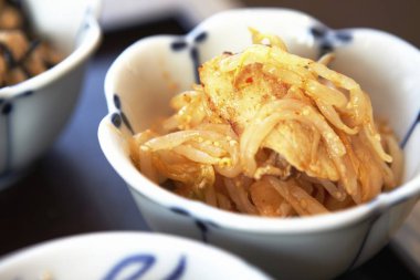 geleneksel Japon soya filizi