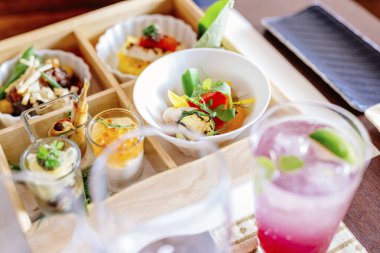 Izakaya yakın çekim yiyecek