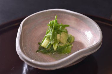 Japon geleneksel sebze tabağı