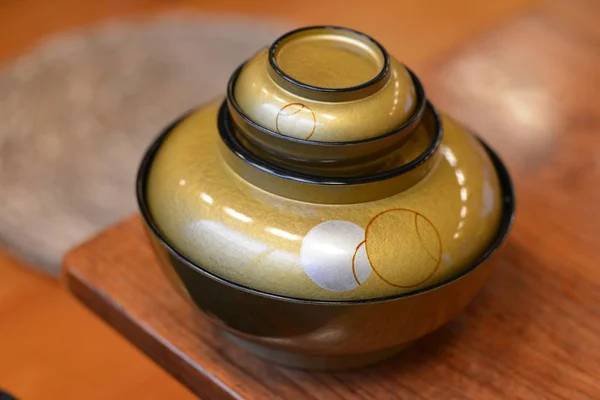 Традиционная японская крышка — стоковое фото