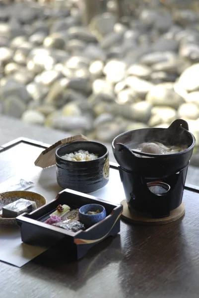 Traditional japanese dinner set — Stock Photo, Image