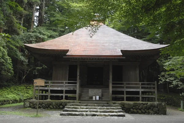 Templo Chusonji en el jardín — Foto de Stock
