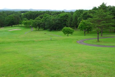 Japonya 'daki güzel park.