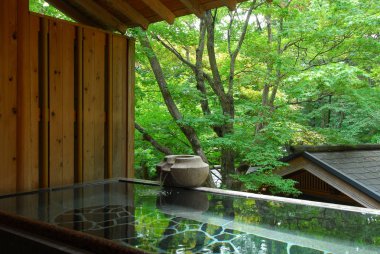 Japonya'da Gifu ili Gero kaplıca