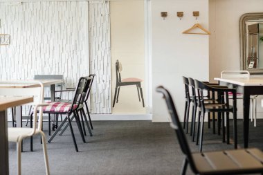 Ayna otelin kapalı iç 