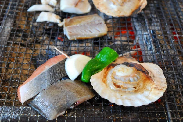 Tanohata Iwate deniz ürünleri — Stok fotoğraf