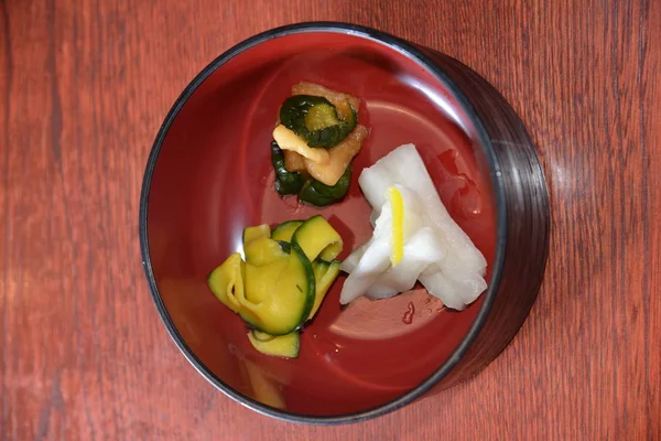 Conjunto de comidas en el restaurante Chiyoda —  Fotos de Stock