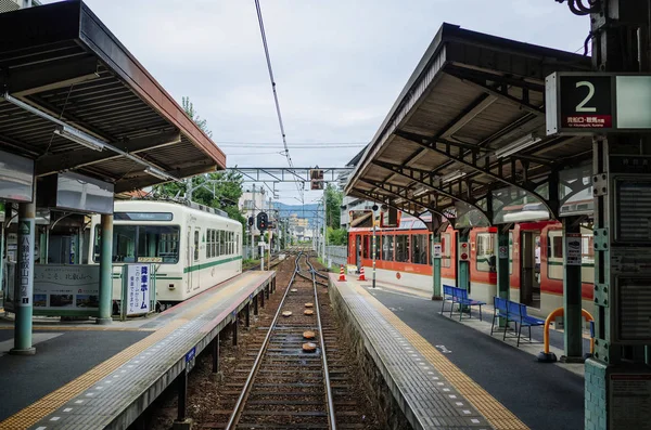 Stazione ferroviaria di Eizan — Foto Stock