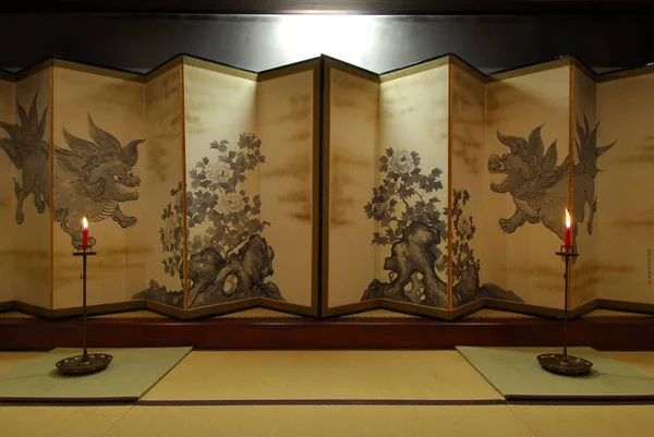传统的日本屏幕 — 图库照片