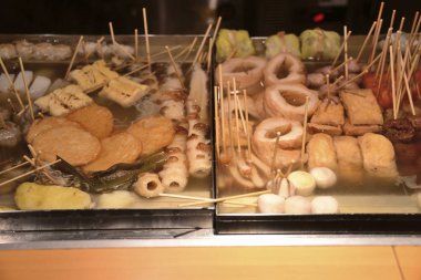 sopa üzerinde lezzetli aperatifler