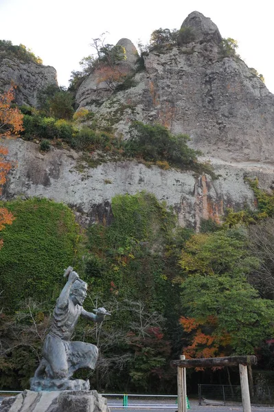 Stenen standbeeld in Keishuho — Stockfoto
