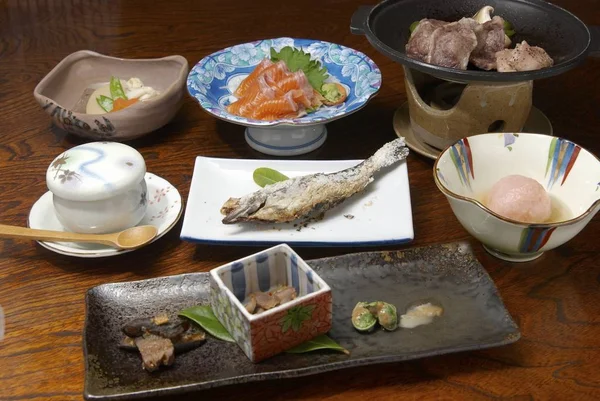 Alimente la hotelul Prefectura Oita Yufuin — Fotografie, imagine de stoc