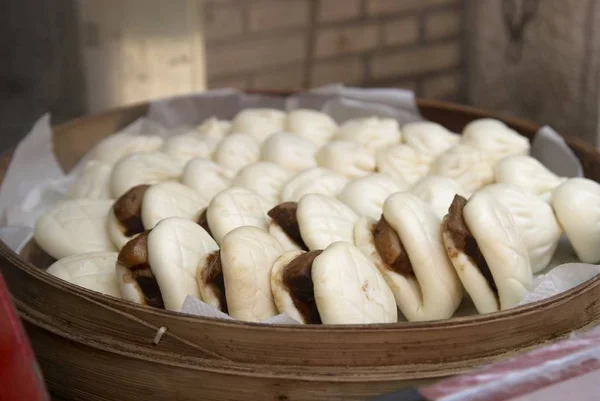 Delicioso japonês Buns cozinhar — Fotografia de Stock