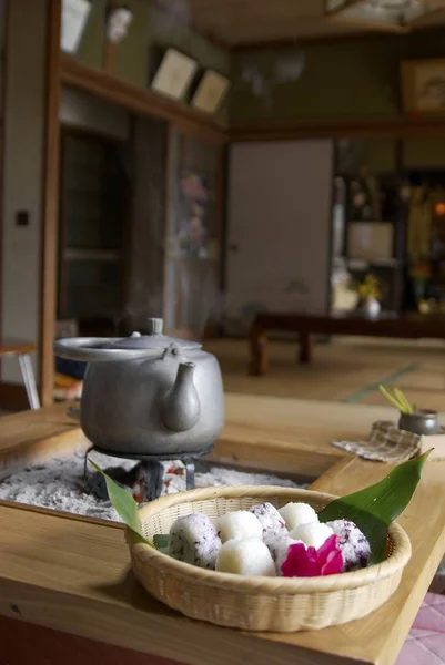 Food at Oita Prefecture Yufuin hotel — Stock Photo, Image