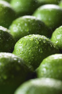 Olgun yeşil turuncu