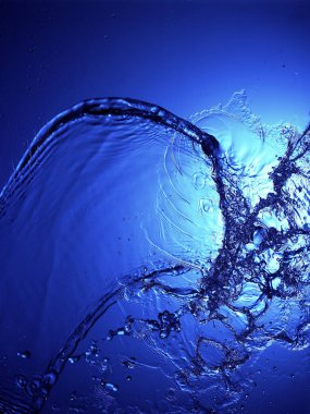 Kristal su sıçrama 