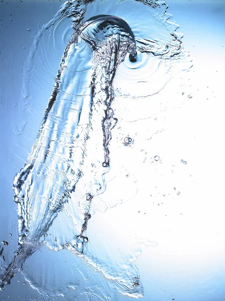 結晶水のしぶき — ストック写真