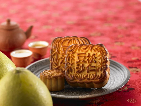 중국 스크립트와 구운된 쿠키 — 스톡 사진