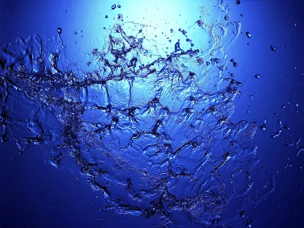 Кристал плескіт води — стокове фото