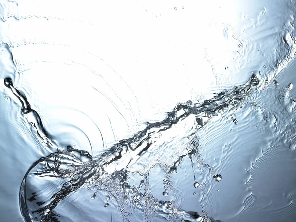 Crystal water splash Stock Picture