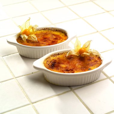 tatlı krem brulee
