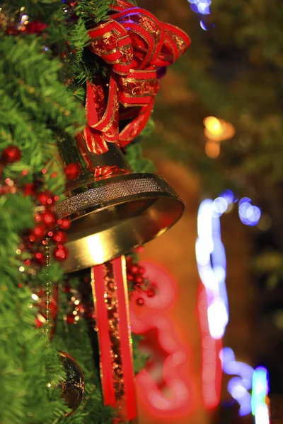 Zdobené vánoční strom — Stock fotografie