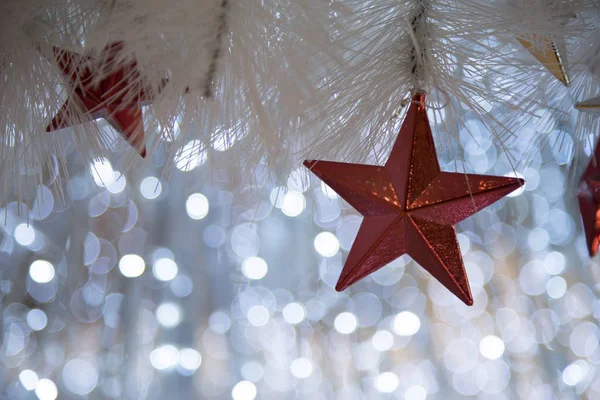 Dekorerad julgran — Stockfoto