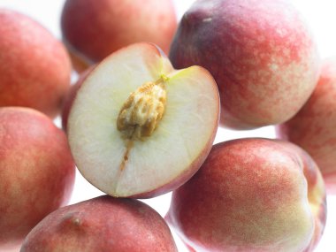 tatlı şeftali yakın çekim 