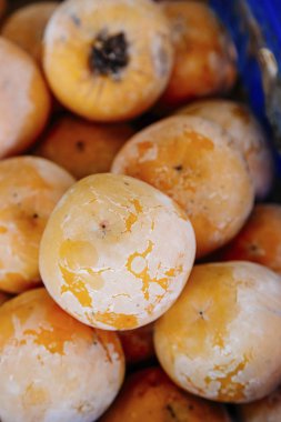 Trabzon hurması arka plan yakın çekim