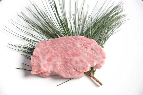 Стейк м'ясо крупним планом — стокове фото
